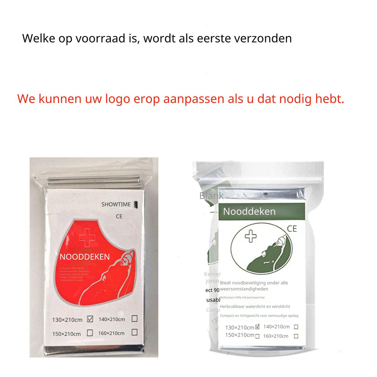 RezReady Noodoverlevingsdeken – Thermische Mylar Regenjas