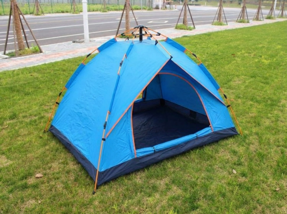 RezReady Kampeertent 1-2 volwassenen/kinderen – maat 200x140 cm – Vierseizoen, Waterdicht & Snel te Openen