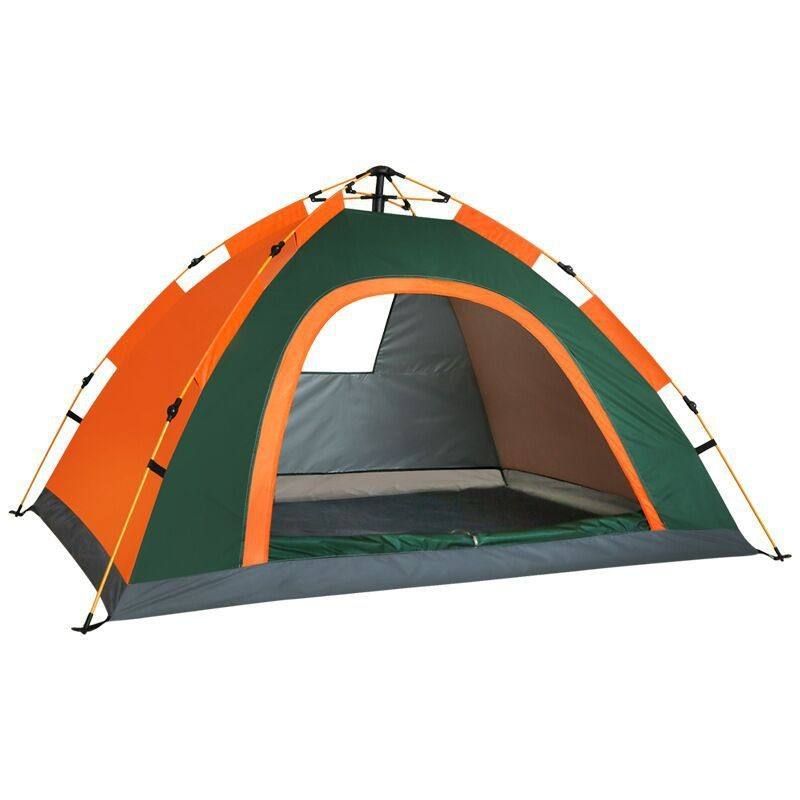 RezReady Kampeertent 1-2 volwassenen/kinderen – maat 200x140 cm – Vierseizoen, Waterdicht & Snel te Openen