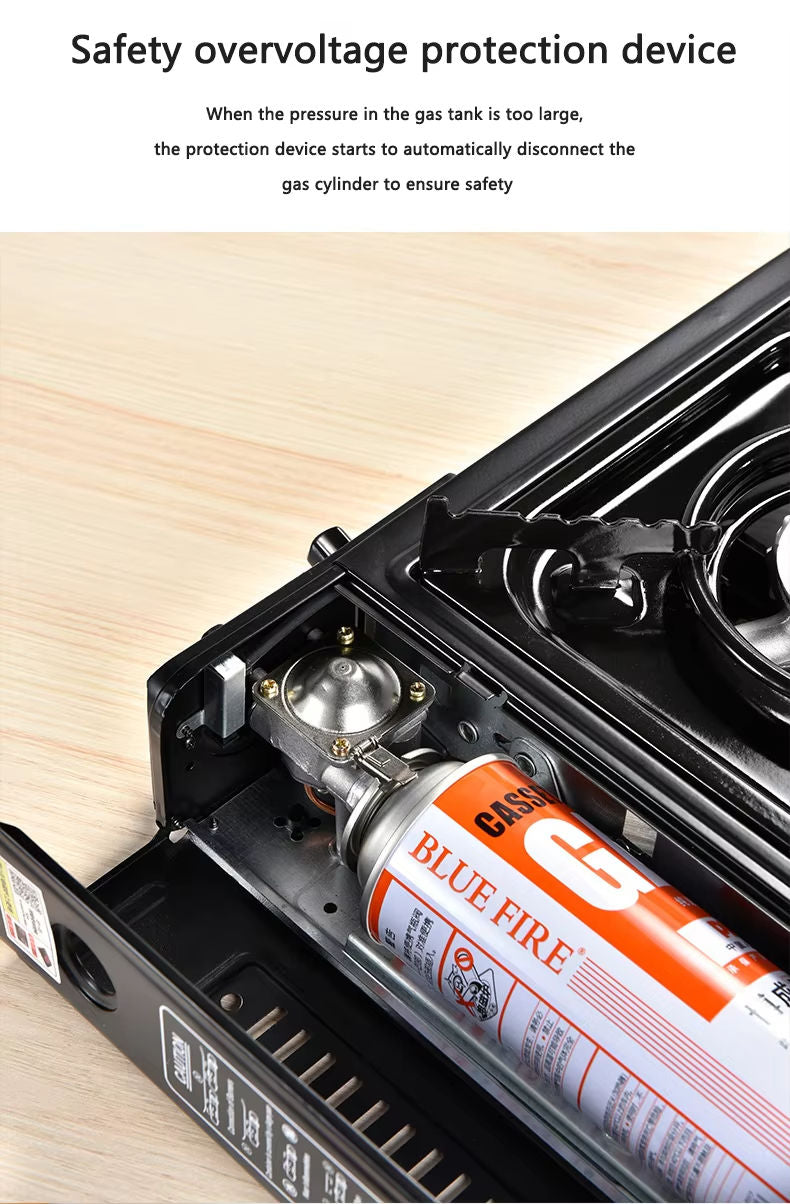 Draagbare Compact Butaan Campingkookplaat Gasbrander