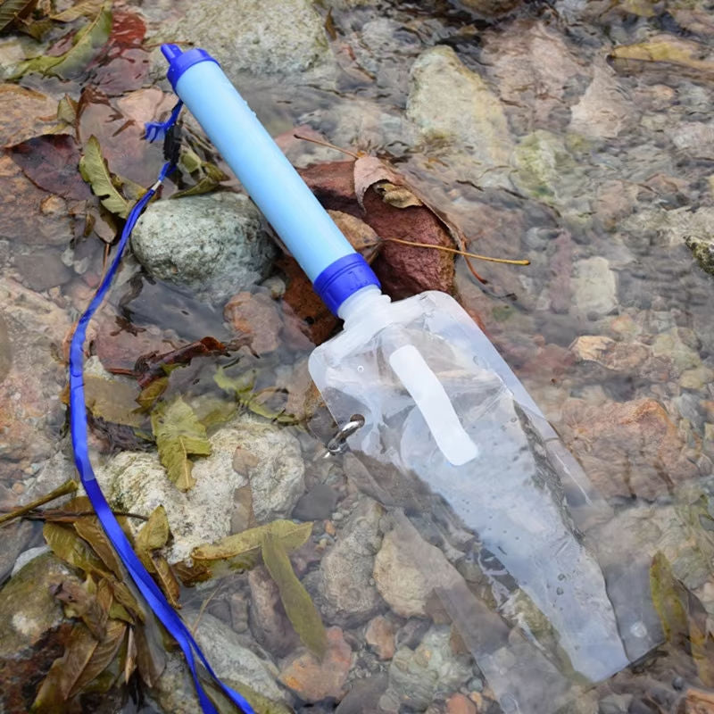 Waterfilter Membraan Rietjesfilter voor Kamperen & Noodgevallen