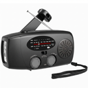 Starterversie Noodradio AM/FM – Compact 2.000mAh Powerbank– Solar, Dynamo & LED-zaklamp