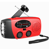 Starterversie Noodradio AM/FM – Compact 2.000mAh Powerbank– Solar, Dynamo & LED-zaklamp