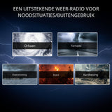 Noodradio XSY300 AM/FM & LED-zaklamp - 2.000mAh Powerbank – Solar & Opwindbaar