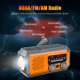 Noodradio XSY300 AM/FM & LED-zaklamp - 2.000mAh Powerbank – Solar & Opwindbaar