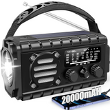 Noodradio XSY350 AM/FM/SW – 20.000mAh Powerbank – Solar, Dynamo, IPX6 & LED-zaklamp