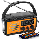 Noodradio XSY350 AM/FM/SW – 20.000mAh Powerbank – Solar, Dynamo, IPX6 & LED-zaklamp