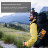 Noodradio XSY350 AM/FM/SW – 20.000mAh Powerbank – Solar, Dynamo, IPX6 & LED-zaklamp