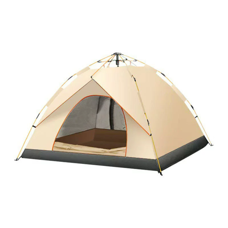 Kampeertent 3-4 Personen/kinderen – maat 200x140 cm  – Waterdicht, Glasvezelstokken & Dubbele Laag