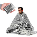 2 stuks : RezReady Noodoverlevingsdeken – Thermische Mylar Regenjas