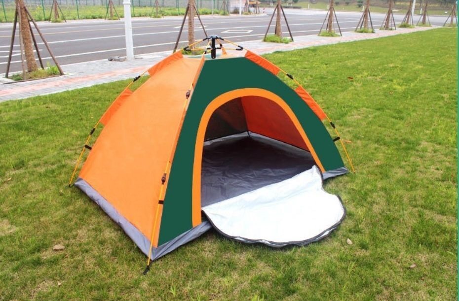 RezReady Kampeertent 1-2 volwassenen/kinderen – maat 200x140 cm  – Vierseizoen, Waterdicht & Snel te Openen