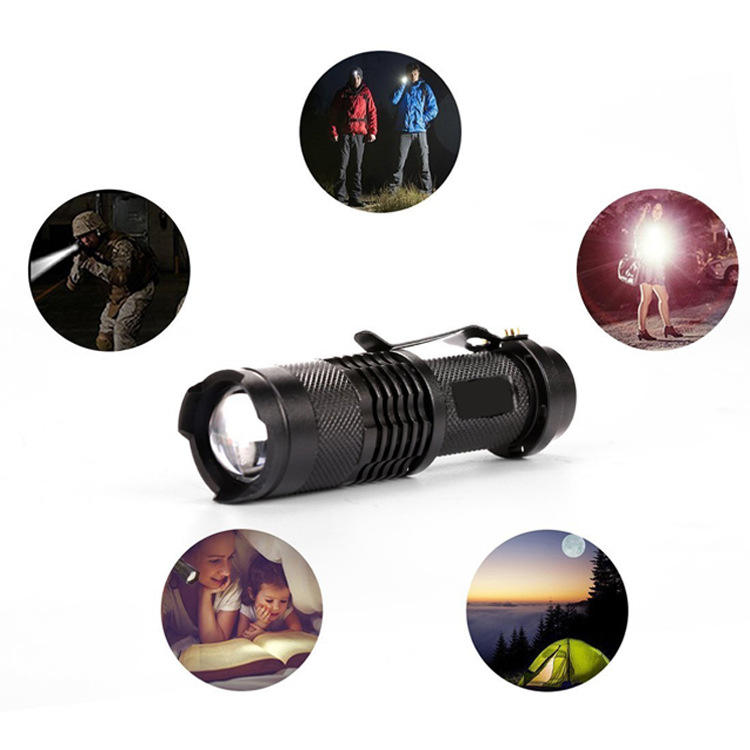 RezReady Elektrische Zaklamp FA01 - – 3 Standen, Zoomfunctie - 300 Lumen