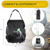 Draagbare Campingdouche – 20L Zonne-energie Douchezak