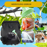 Draagbare Campingdouche – 20L Zonne-energie Douchezak