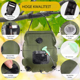 Draagbare Campingdouche – 20L Zonne-energie Douchezak
