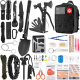 RezReady Noodpakket 142-delig Professionele Overlevingsset & EHBO-kit met Molle-etui