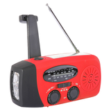 Starterversie Noodradio AM/FM – Compact 2.000mAh Powerbank– Solar, Dynamo & LED-zaklamp