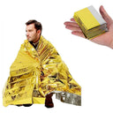 2 stuks : RezReady Noodoverlevingsdeken – Thermische Mylar Regenjas