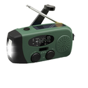Starterversie Noodradio AM/FM – Compact 2.000mAh Powerbank– Solar, Dynamo & LED-zaklamp
