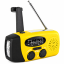 Starterversie Noodradio AM/FM – Compact 2.000mAh Powerbank– Solar, Dynamo & LED-zaklamp