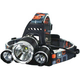 LED Hoofdlamp – Waterdicht, USB Oplaadbaar & Zoomfunctie