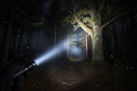 LED Flashlight in Action